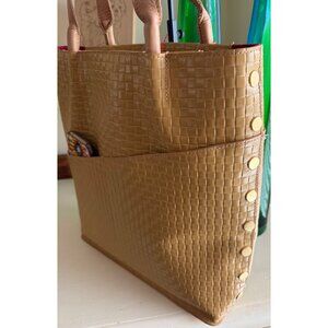 Hammitt Drew 2.0 Camel/Butterscotch Shoulder Hobo Tote Leather Handbag Purse